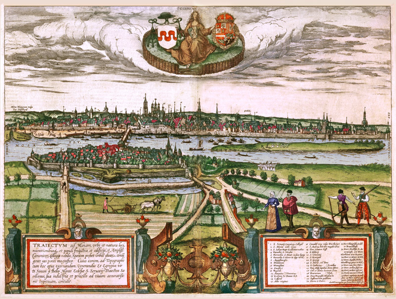 Maastricht 1572 Braun & Hogenberg